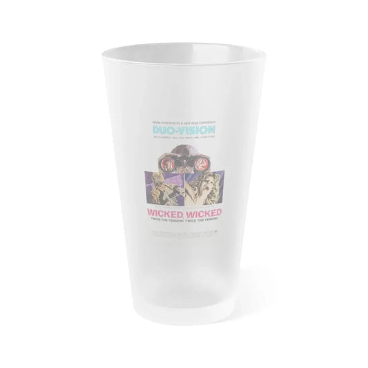 WICKED WICKED 1973 Movie Poster - Frosted Pint Glass 16oz 16oz Frosted - Go Mug Yourself
