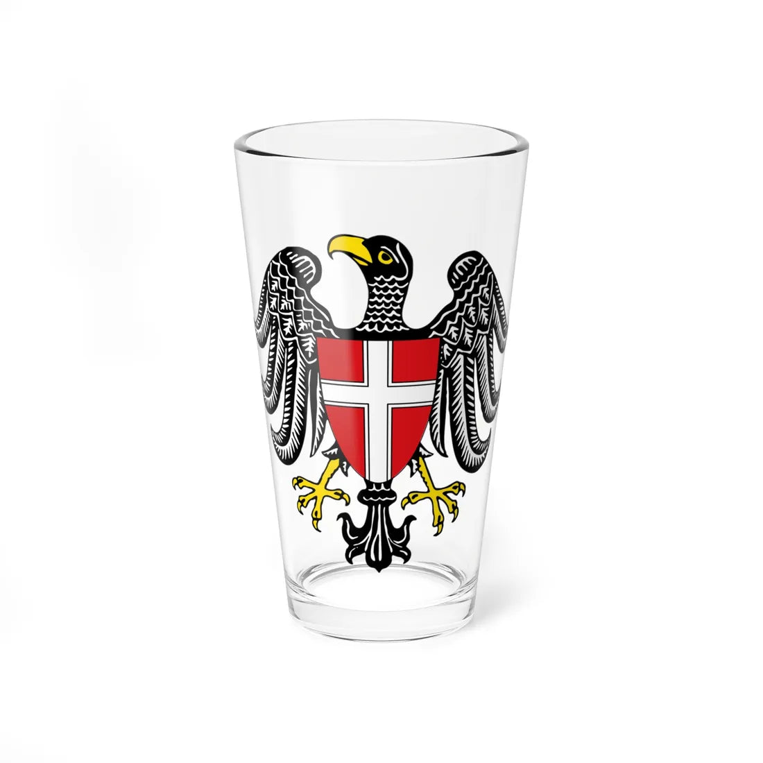 Wien 3 Wappen (Austria) (Coat of Arms) Pint Glass 16oz 16oz - Go Mug Yourself