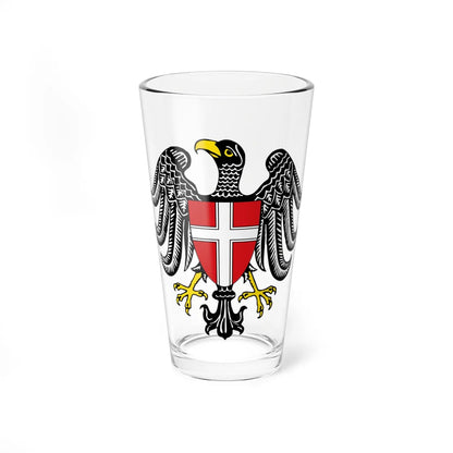 Wien 3 Wappen (Austria) (Coat of Arms) Pint Glass 16oz 16oz - Go Mug Yourself
