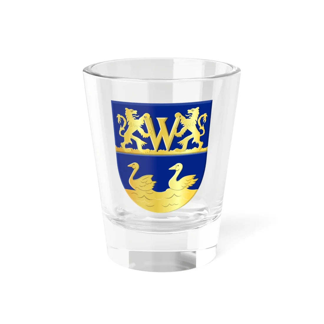 Wieringen wapen (Netherlands) (Coat of Arms) Shot Glass 1.5oz 1.5oz - Go Mug Yourself