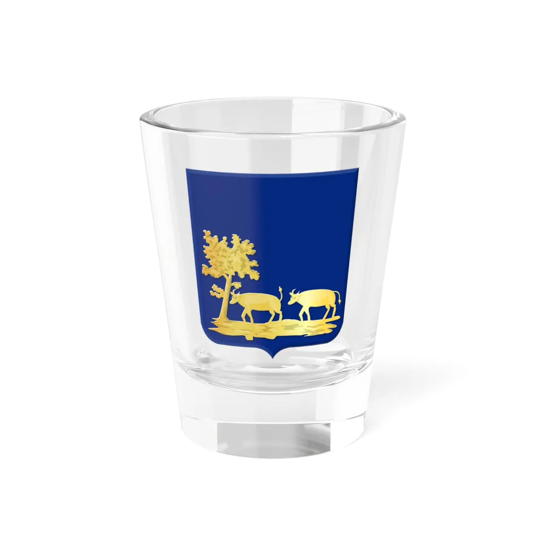 Wijchen wapen 1816 (Netherlands) (Coat of Arms) Shot Glass 1.5oz 1.5oz - Go Mug Yourself