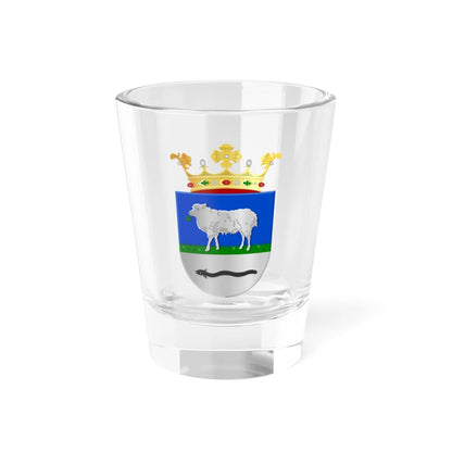 Wijdewormer wapen 1949 (Netherlands) (Coat of Arms) Shot Glass 1.5oz 1.5oz - Go Mug Yourself
