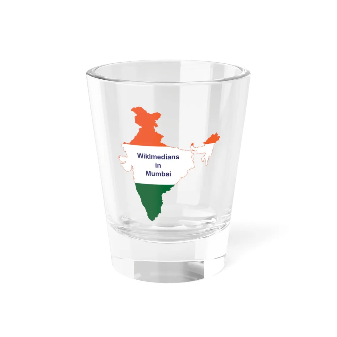Wikimedians in Mumbai (India) Shot Glass 1.5oz 1.5oz - Go Mug Yourself