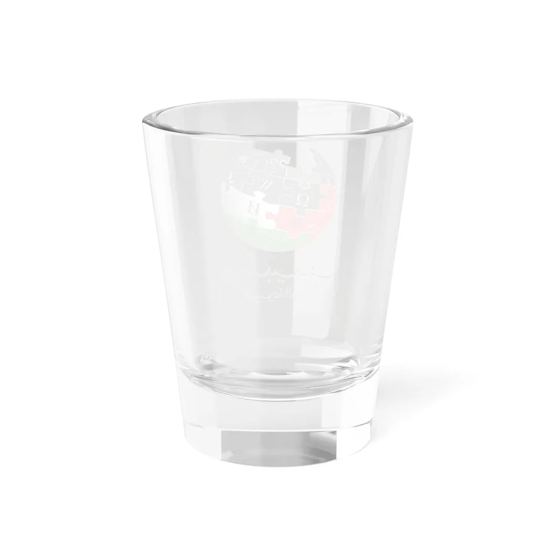 Wikipedia-logo-v2-ar-PalestineFlag (Palestine) Shot Glass 1.5oz - Go Mug Yourself
