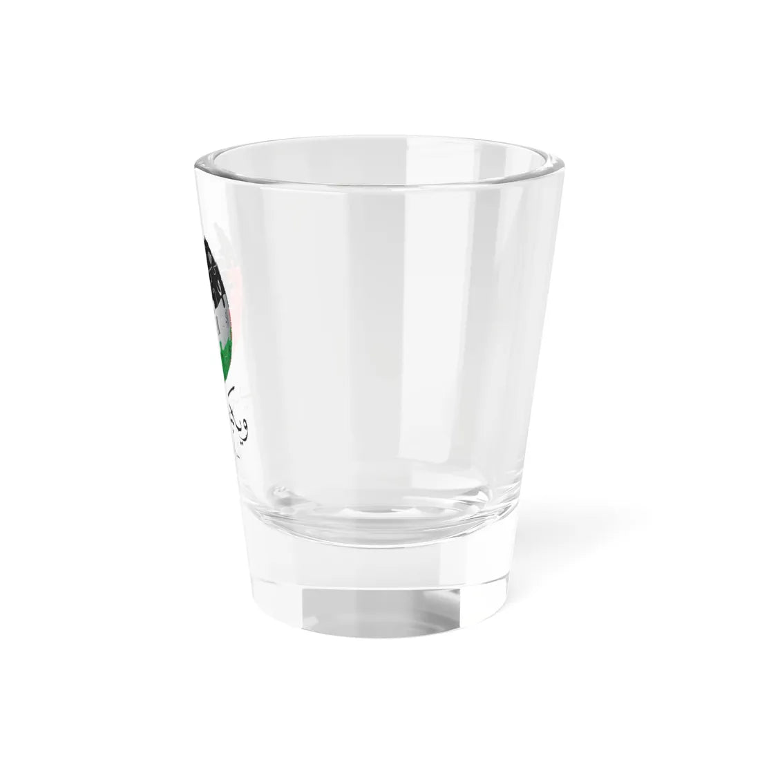Wikipedia-logo-v2-ar-PalestineFlag (Palestine) Shot Glass 1.5oz - Go Mug Yourself