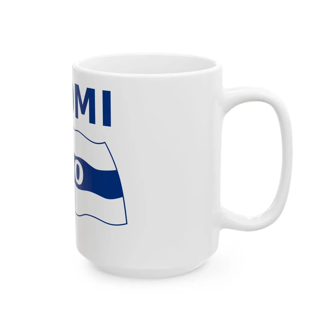 Wikipedia-logo-v2-fi-Suomi-100-proposal-2 (Finland) White Coffee Mug - Go Mug Yourself