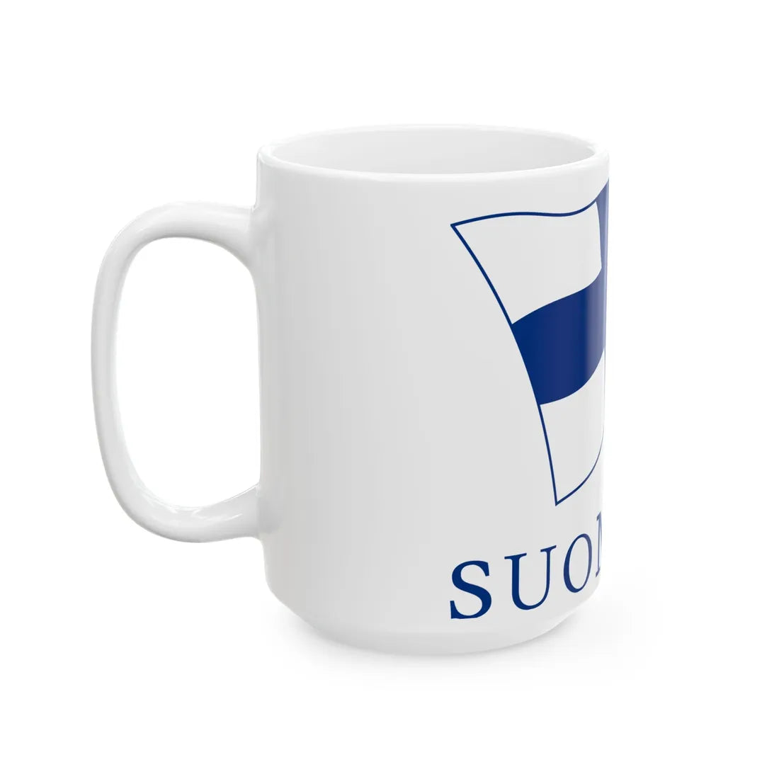 Wikipedia-logo-v2-fi-Suomi-100-proposal-3 (Finland) White Coffee Mug - Go Mug Yourself