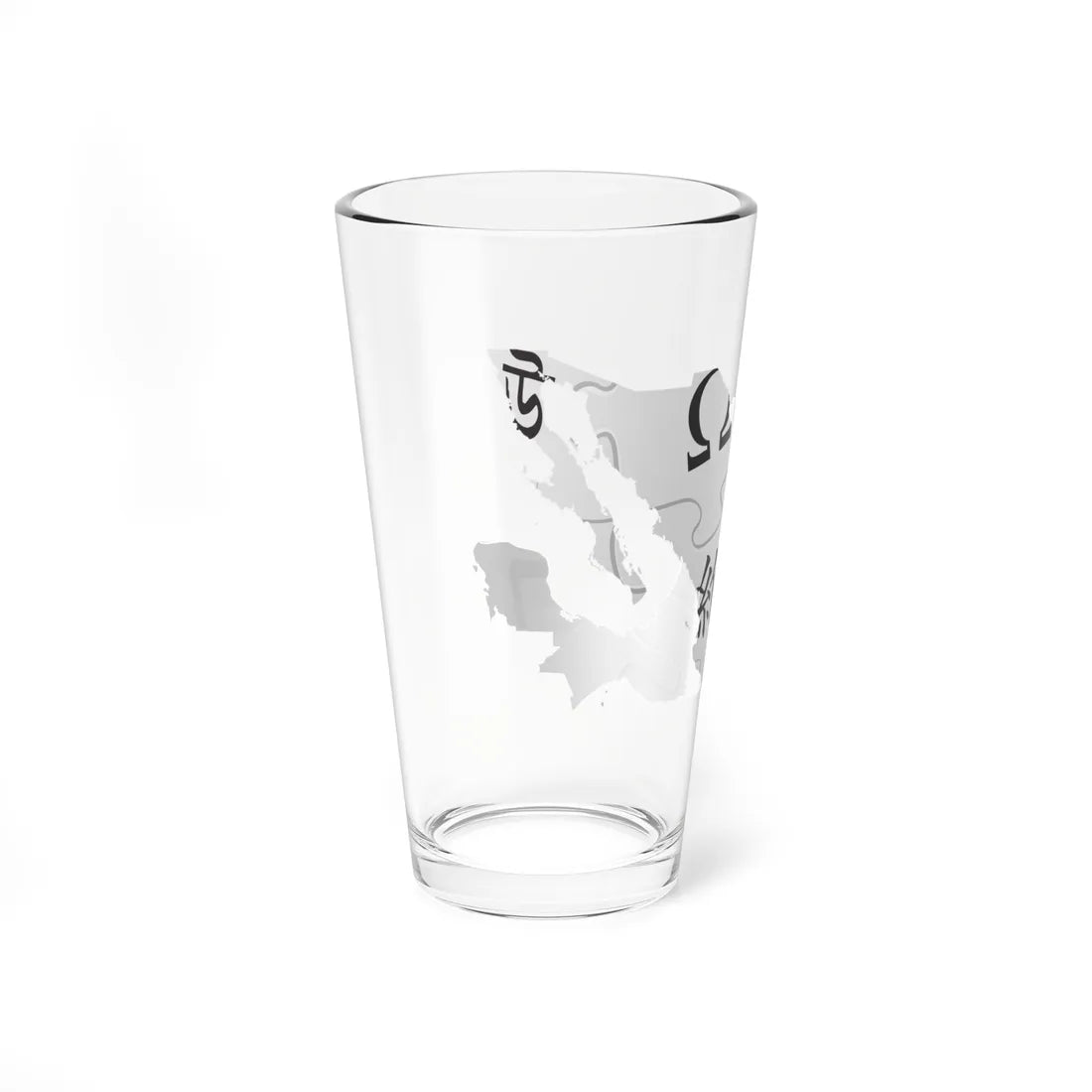 Wikipedia mexico map (Mexico) Pint Glass 16oz - Go Mug Yourself