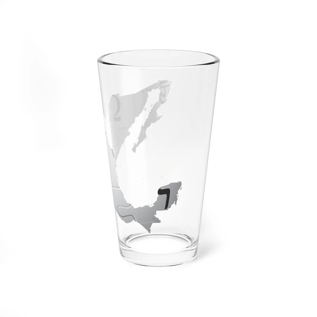Wikipedia mexico map (Mexico) Pint Glass 16oz - Go Mug Yourself
