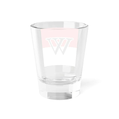 Wikipedias W in Indonesia colors (Indonesia) Shot Glass 1.5oz - Go Mug Yourself