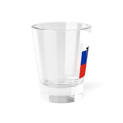 Wikipedias W in Russian colors (Russia) Shot Glass 1.5oz - Go Mug Yourself