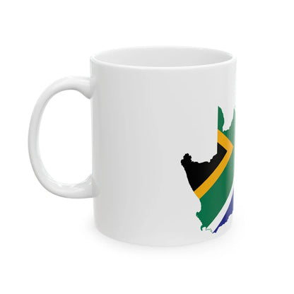 WikiProject RSA logo cropped (South Africa) White Coffee Mug - Go Mug Yourself