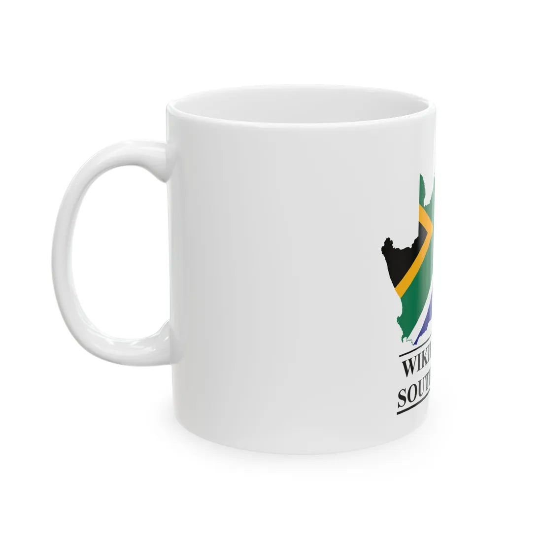 WikiProject RSA logo (South Africa) White Coffee Mug - Go Mug Yourself