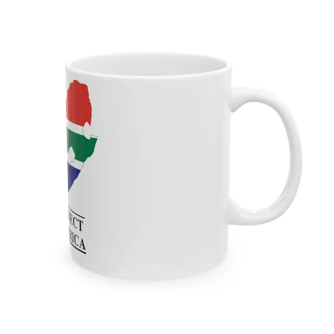 WikiProject RSA logo (South Africa) White Coffee Mug - Go Mug Yourself