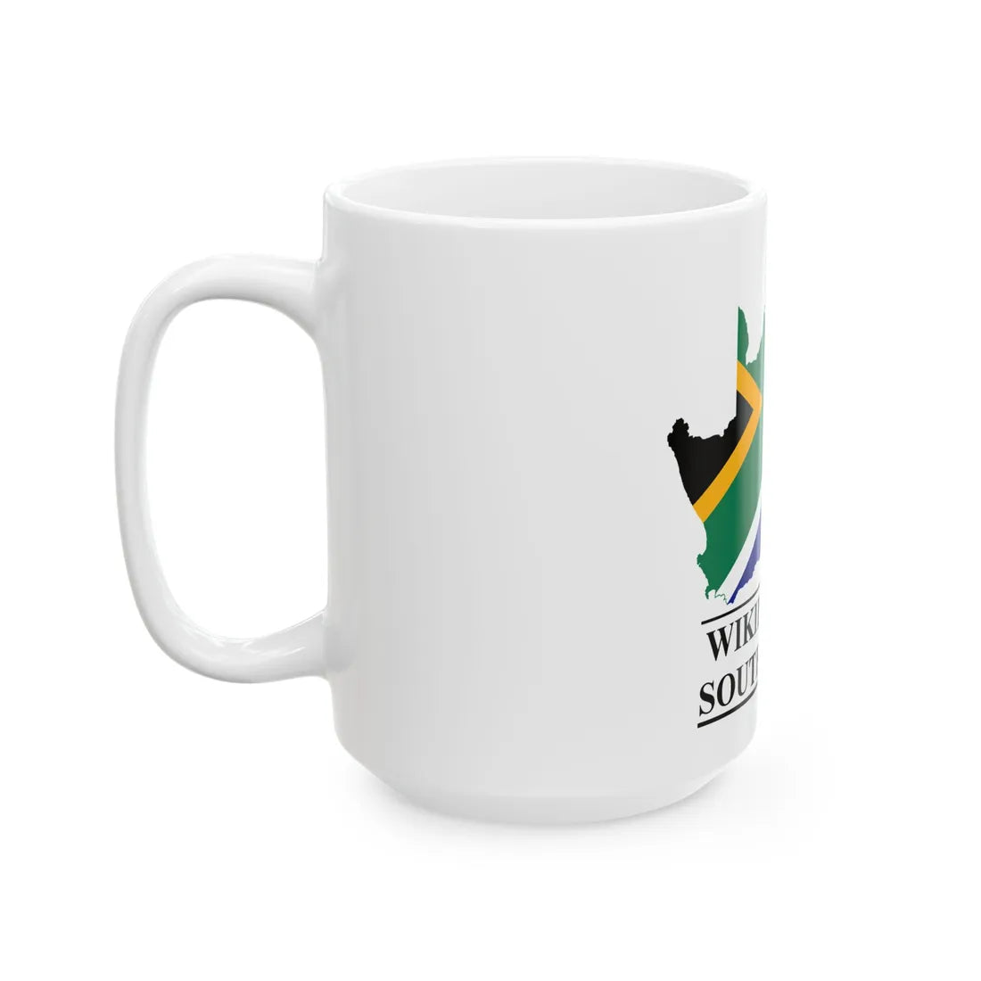 WikiProject RSA logo (South Africa) White Coffee Mug - Go Mug Yourself