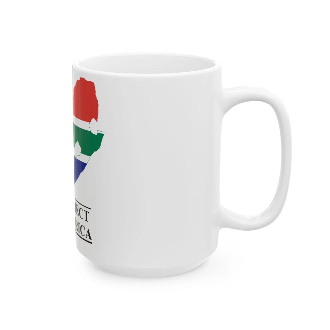 WikiProject RSA logo (South Africa) White Coffee Mug - Go Mug Yourself