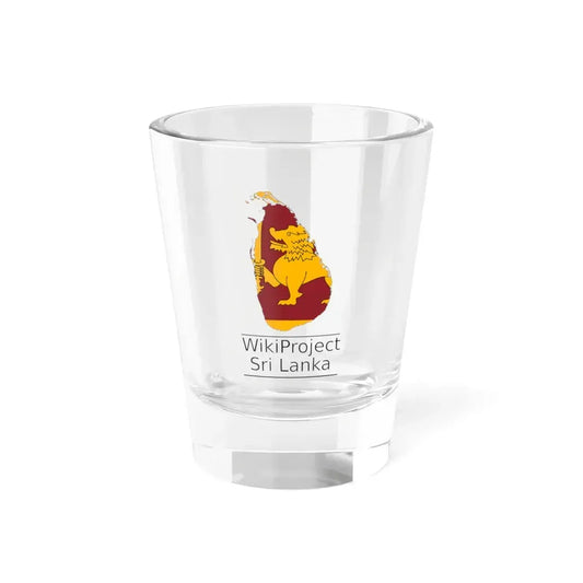 WikiProject Sri Lanka logo (Sri Lanka) Shot Glass 1.5oz 1.5oz - Go Mug Yourself