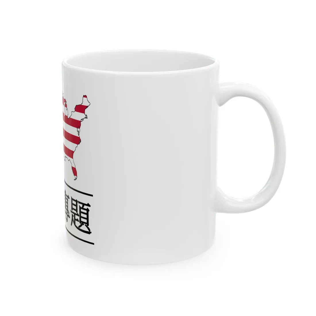 WikiProject United States logo trad chin (United States) White Coffee Mug - Go Mug Yourself