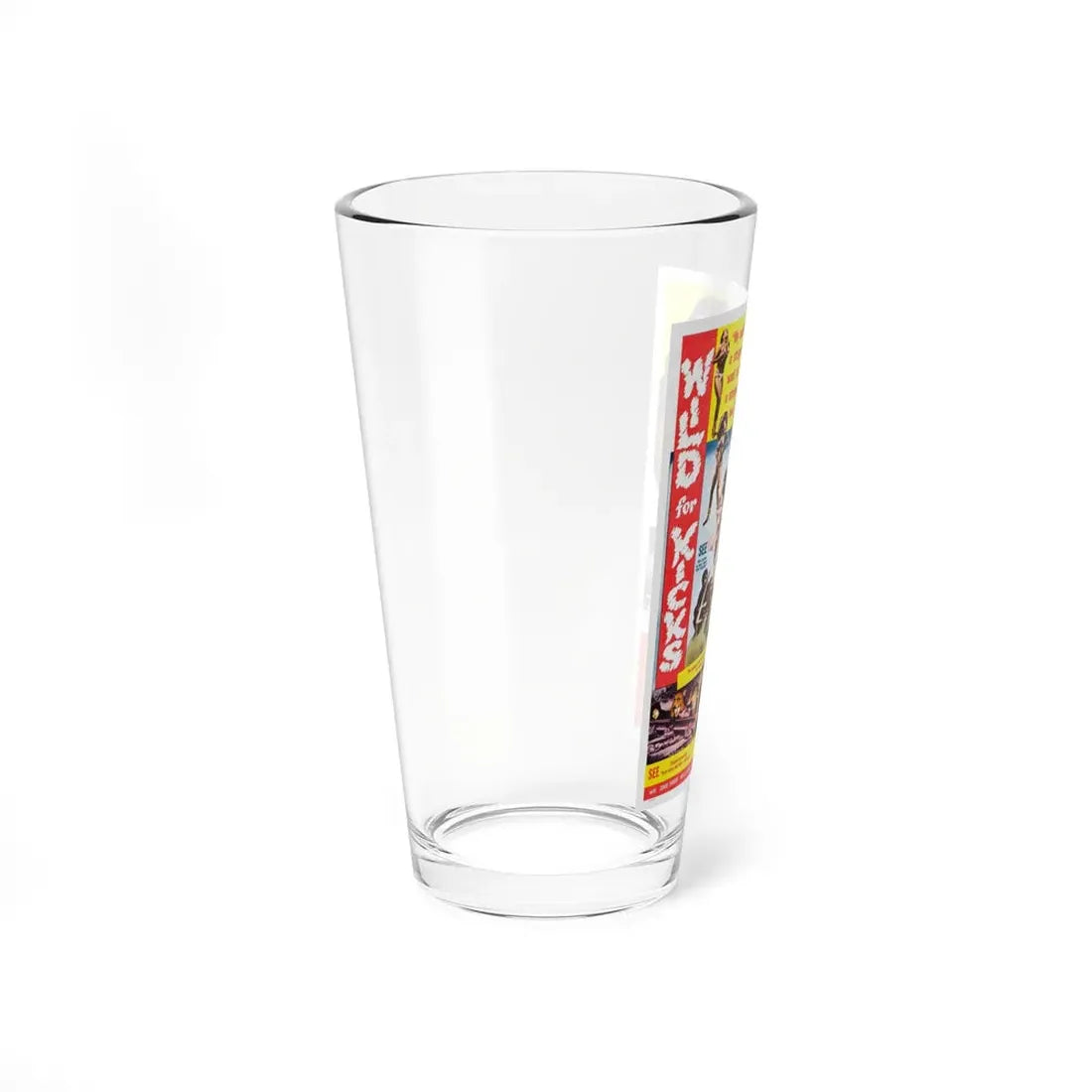 WILD FOR KICKS (2) 1960 Movie Poster - Pint Glass 16oz - Go Mug Yourself