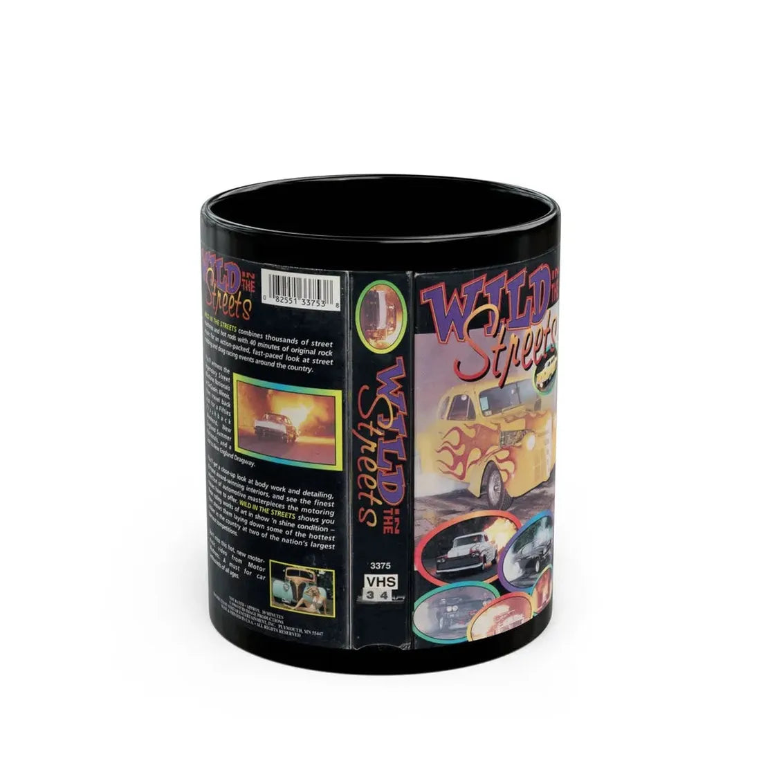 WILD IN THE STREETS (VHS COVER) - Black Coffee Mug 11oz - Go Mug Yourself