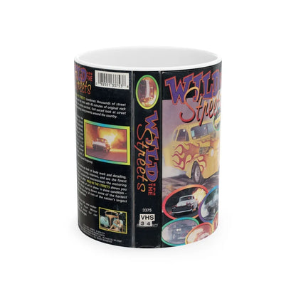 WILD IN THE STREETS (VHS COVER) - White Coffee Mug-11oz-Go Mug Yourself