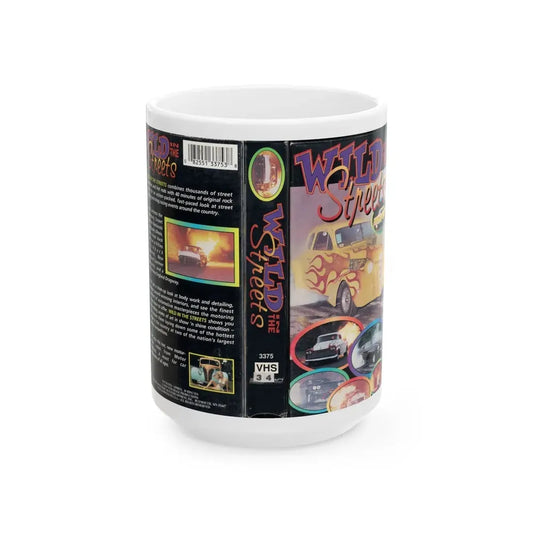WILD IN THE STREETS (VHS COVER) - White Coffee Mug 15oz - Go Mug Yourself