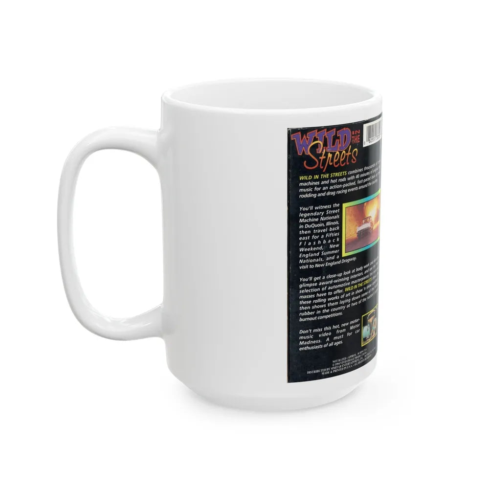 WILD IN THE STREETS (VHS COVER) - White Coffee Mug-Go Mug Yourself