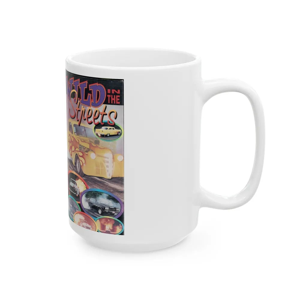 WILD IN THE STREETS (VHS COVER) - White Coffee Mug-Go Mug Yourself