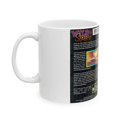 WILD IN THE STREETS (VHS COVER) - White Coffee Mug-Go Mug Yourself