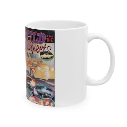 WILD IN THE STREETS (VHS COVER) - White Coffee Mug - Go Mug Yourself