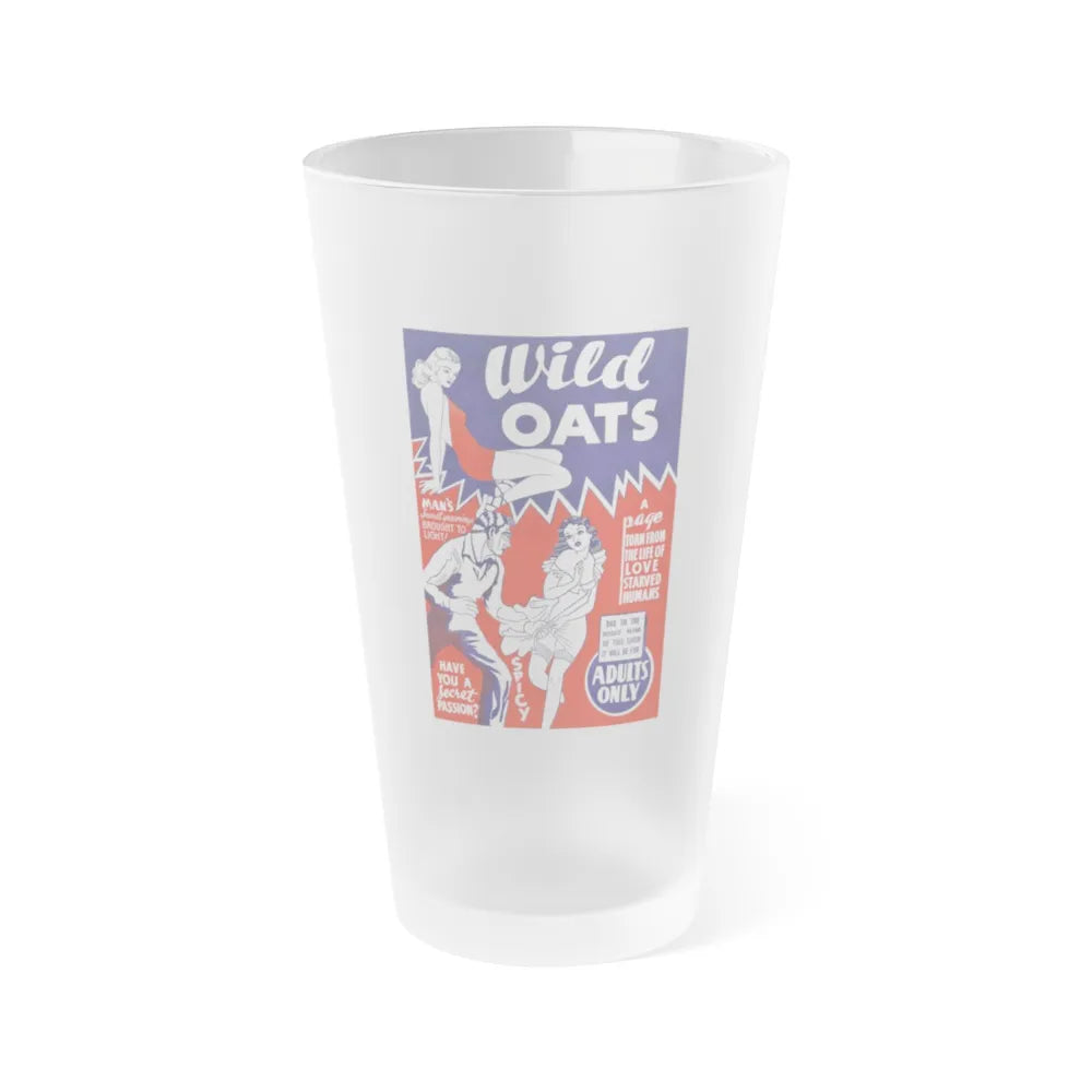 WILD OATS 1940 Movie Poster - Frosted Pint Glass 16oz-Go Mug Yourself