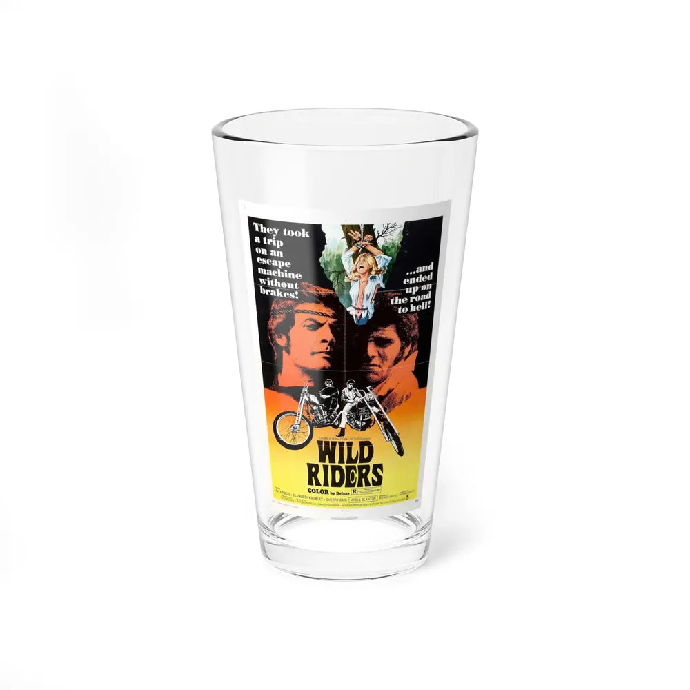 WILD RIDERS 1971 Movie Poster - Pint Glass 16oz-16oz-Go Mug Yourself