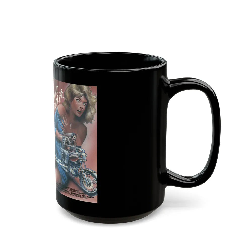 WILD RIDERS (VHS COVER) - Black Coffee Mug-Go Mug Yourself