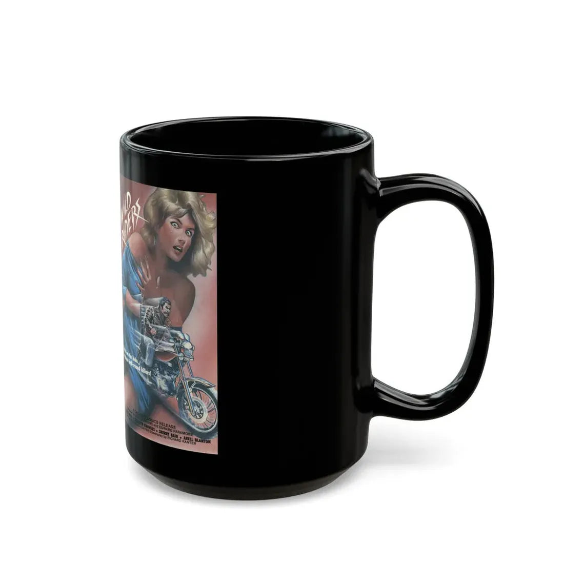 WILD RIDERS (VHS COVER) - Black Coffee Mug - Go Mug Yourself