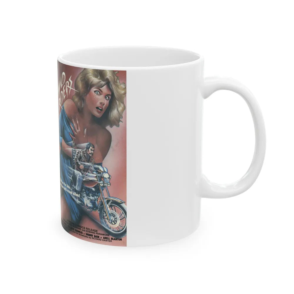 WILD RIDERS (VHS COVER) - White Coffee Mug-Go Mug Yourself