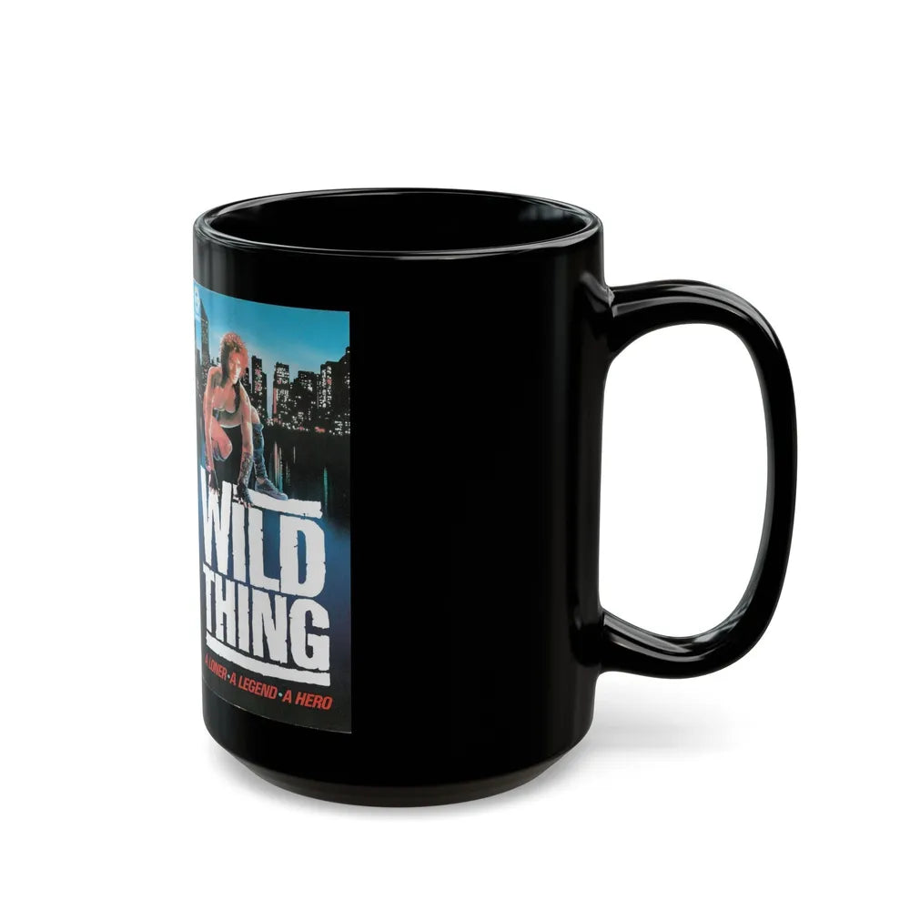 WILD THING (VHS COVER) - Black Coffee Mug-Go Mug Yourself