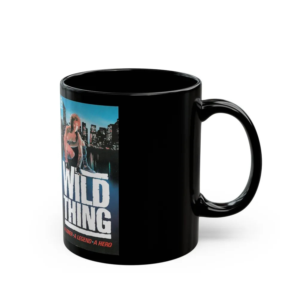 WILD THING (VHS COVER) - Black Coffee Mug-Go Mug Yourself