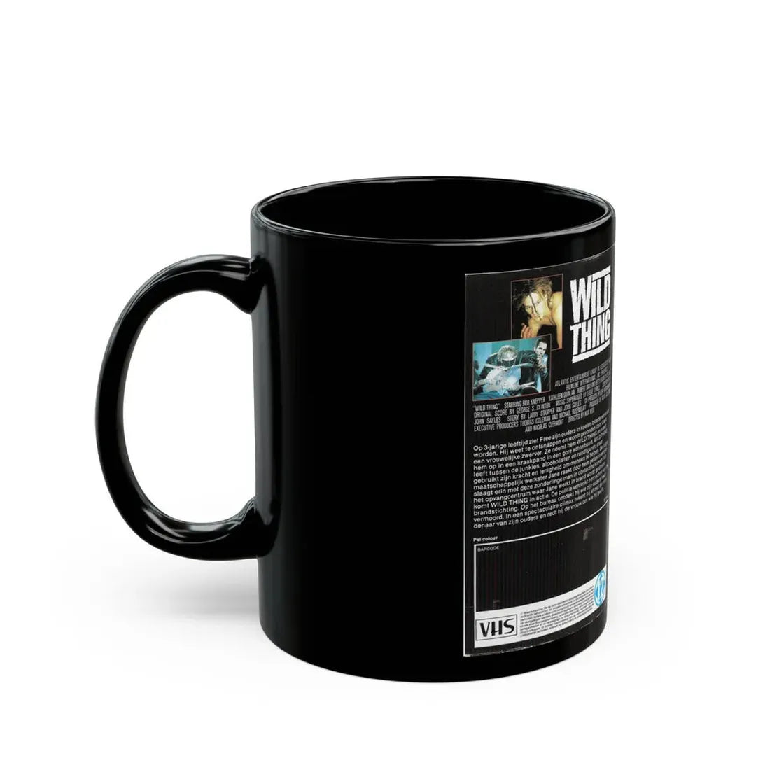 WILD THING (VHS COVER) - Black Coffee Mug - Go Mug Yourself