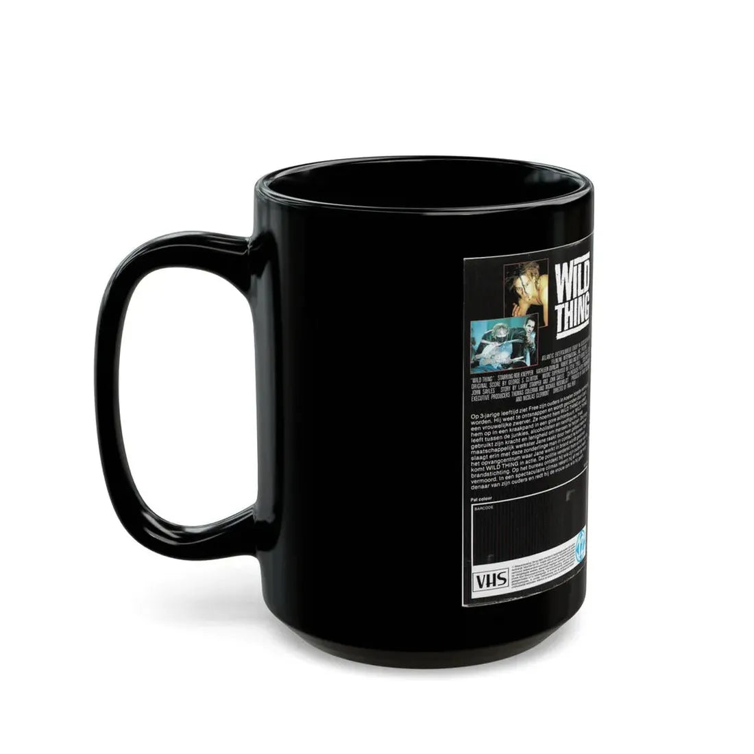 WILD THING (VHS COVER) - Black Coffee Mug - Go Mug Yourself