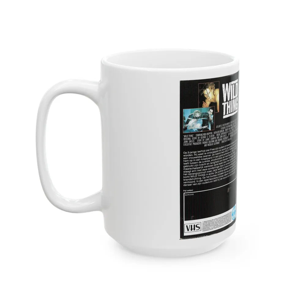 WILD THING (VHS COVER) - White Coffee Mug-Go Mug Yourself