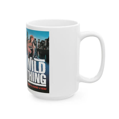 WILD THING (VHS COVER) - White Coffee Mug-Go Mug Yourself