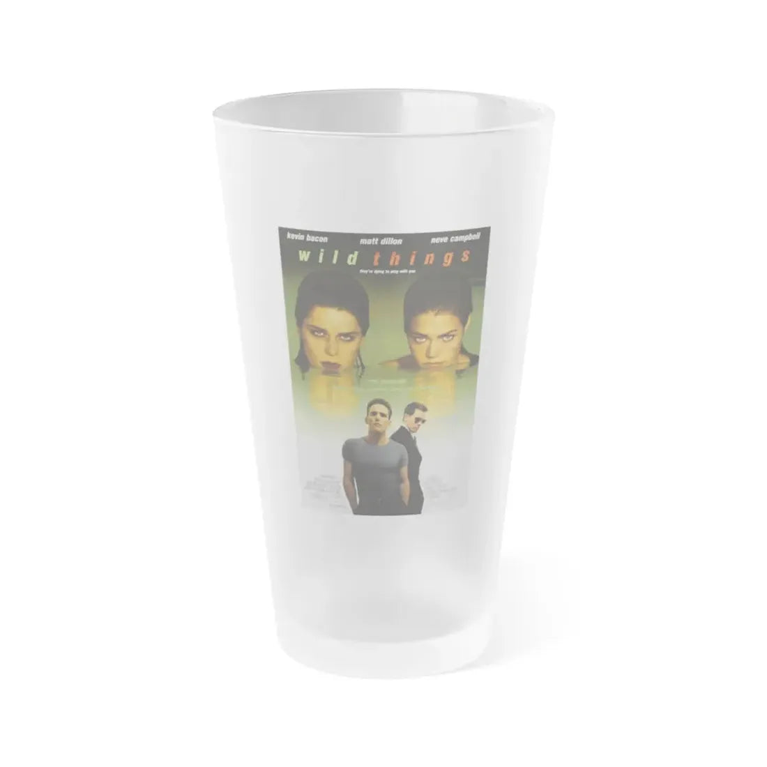 WILD THINGS 1998 Movie Poster - Frosted Pint Glass 16oz Default Title - Go Mug Yourself