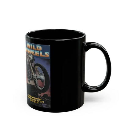 WILD WHEELS (VHS COVER) - Black Coffee Mug - Go Mug Yourself