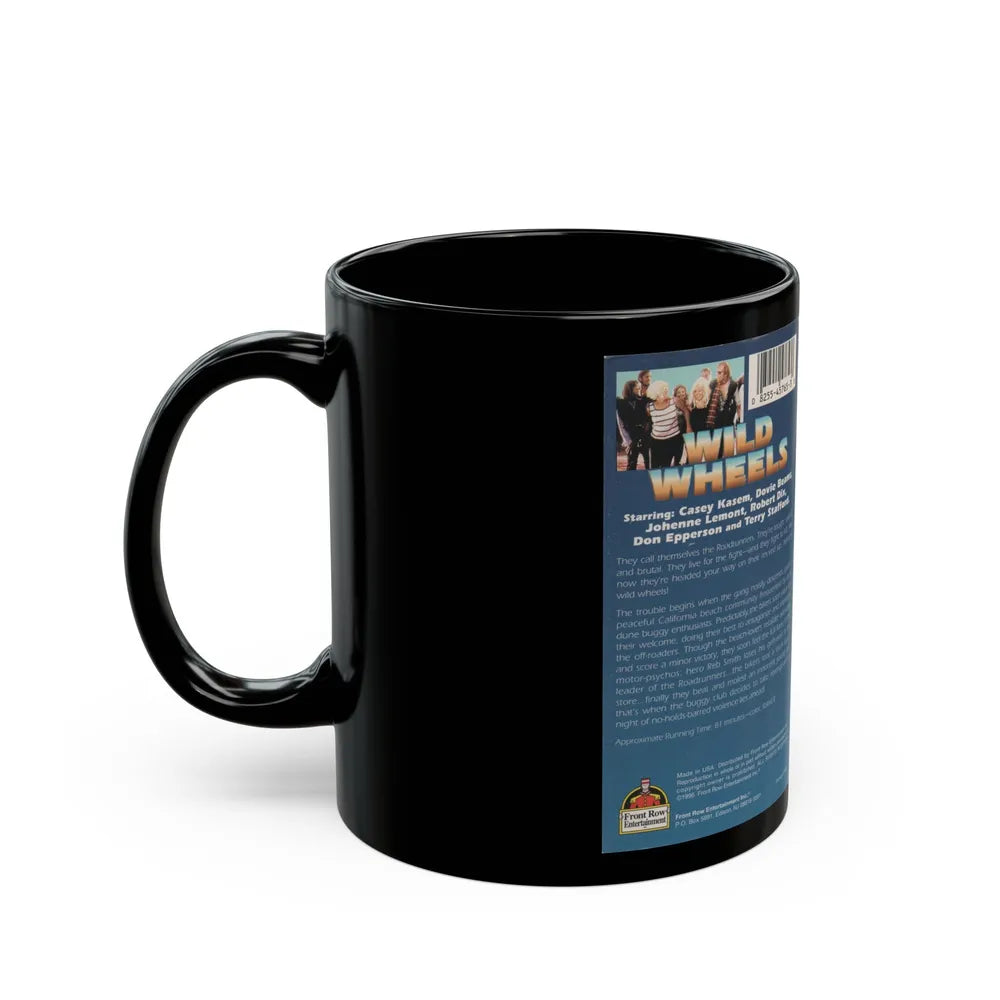 WILD WHEELS (VHS COVER) - Black Coffee Mug-Go Mug Yourself