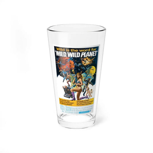 WILD, WILD PLANET 1966 Movie Poster - Pint Glass 16oz 16oz - Go Mug Yourself