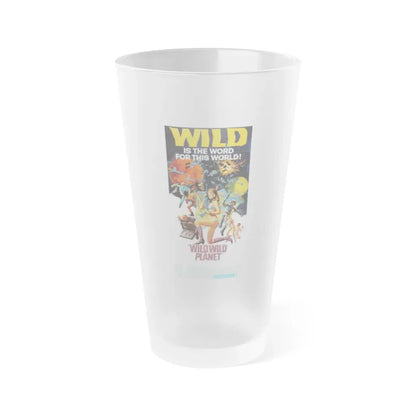 WILD, WILD PLANET (2) 1966 Movie Poster - Frosted Pint Glass 16oz Default Title - Go Mug Yourself