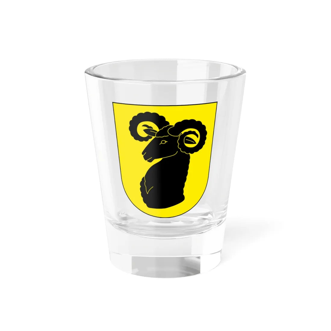 Wildberg-blazon (Switzerland) (Coat of Arms) Shot Glass 1.5oz 1.5oz - Go Mug Yourself