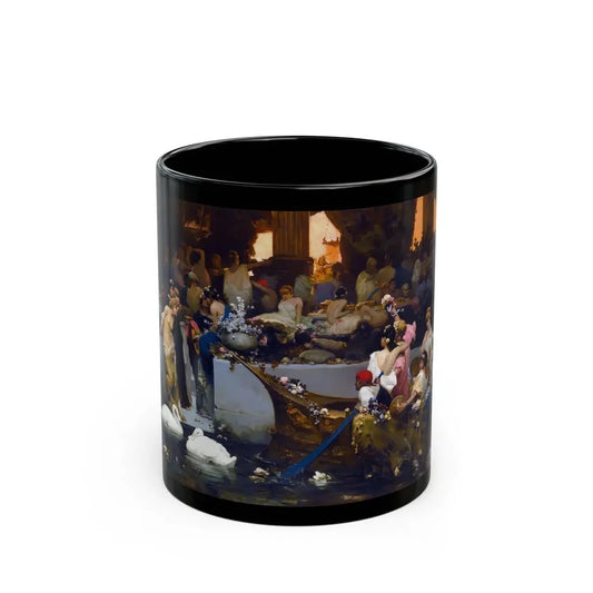 Wilhelm Aleksandrovich Kotarbinski (1849-1921) Roman Orgy - Black Coffee Mug 11oz - Go Mug Yourself
