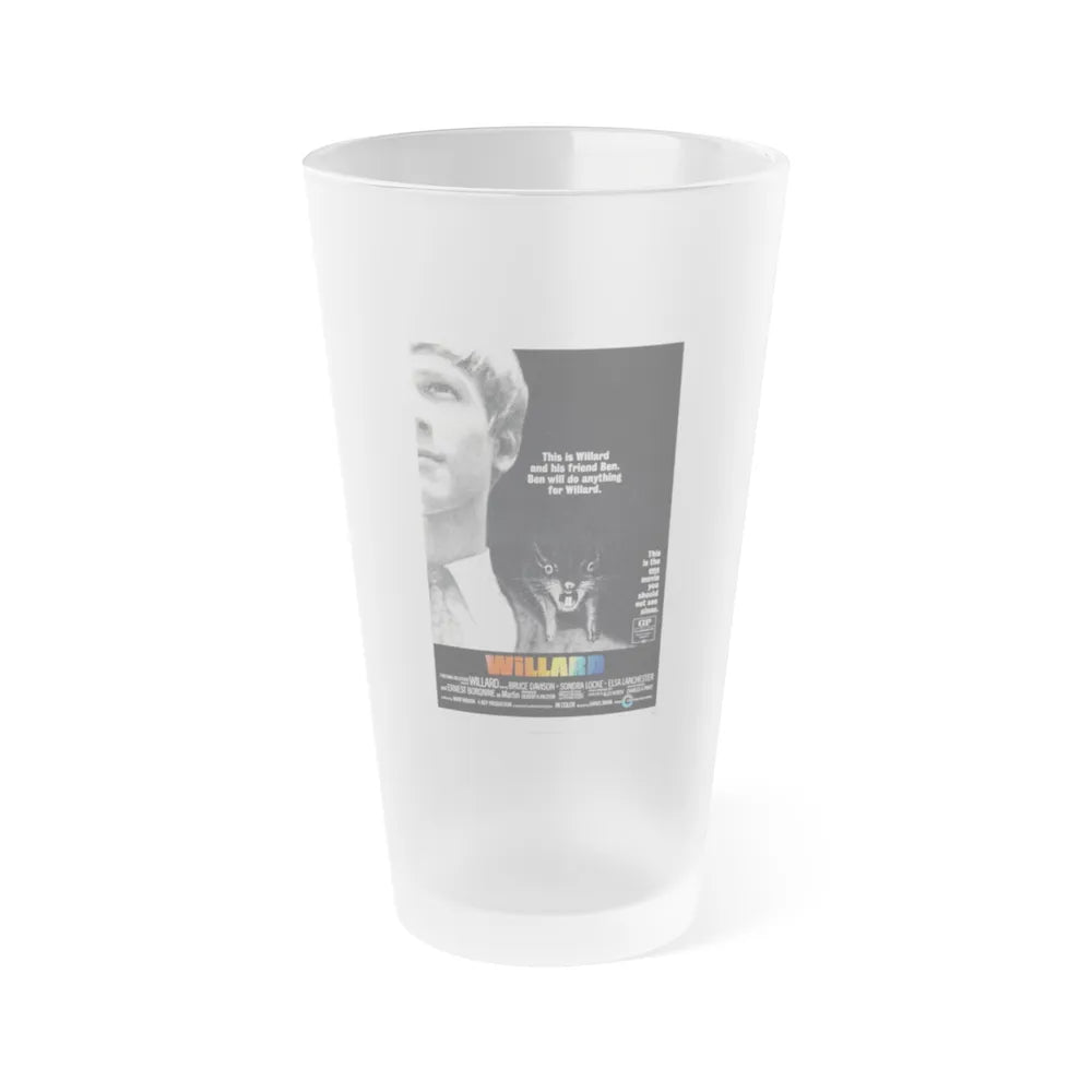 WILLARD 1971 Movie Poster - Frosted Pint Glass 16oz-Go Mug Yourself