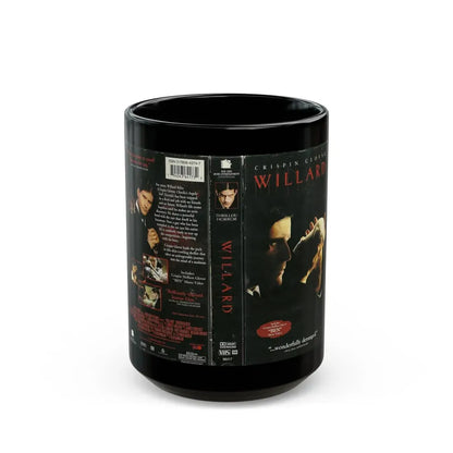 WILLARD CRISPIN GLOVER (VHS COVER) - Black Coffee Mug 15oz - Go Mug Yourself